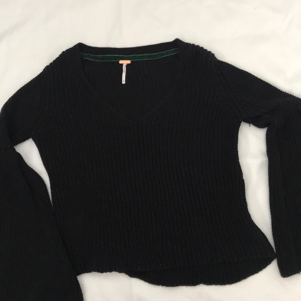 Free People Bell Sleeve Sweater